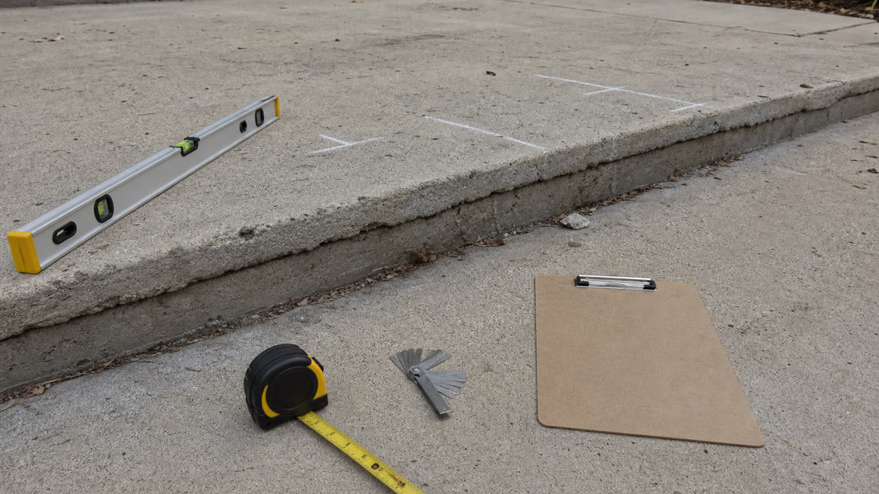Quote Prep Checklist for concrete lifting and leveling in Daytona Beach